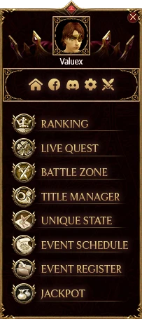 Crown Silkroad Custom UI Menu