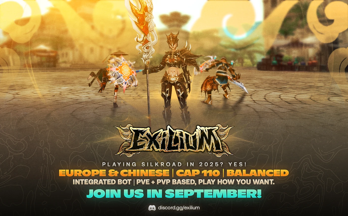 Exilium Silkroad Social Media Advertising Images