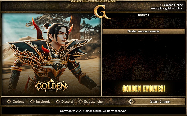 Golden Online Launcher