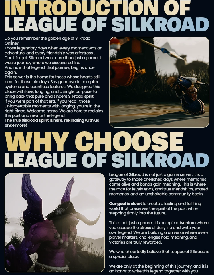 League of Silkroad Forum Thread Design — Season 1 6