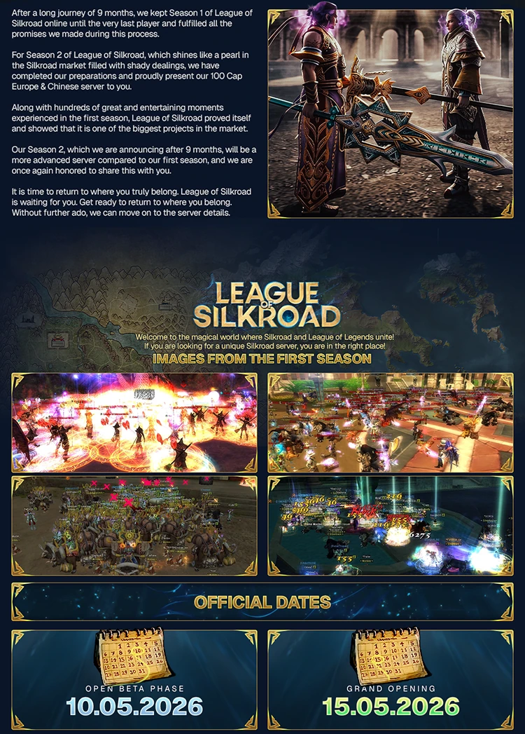 League of Silkroad Forum Thread Design — Season 2 5