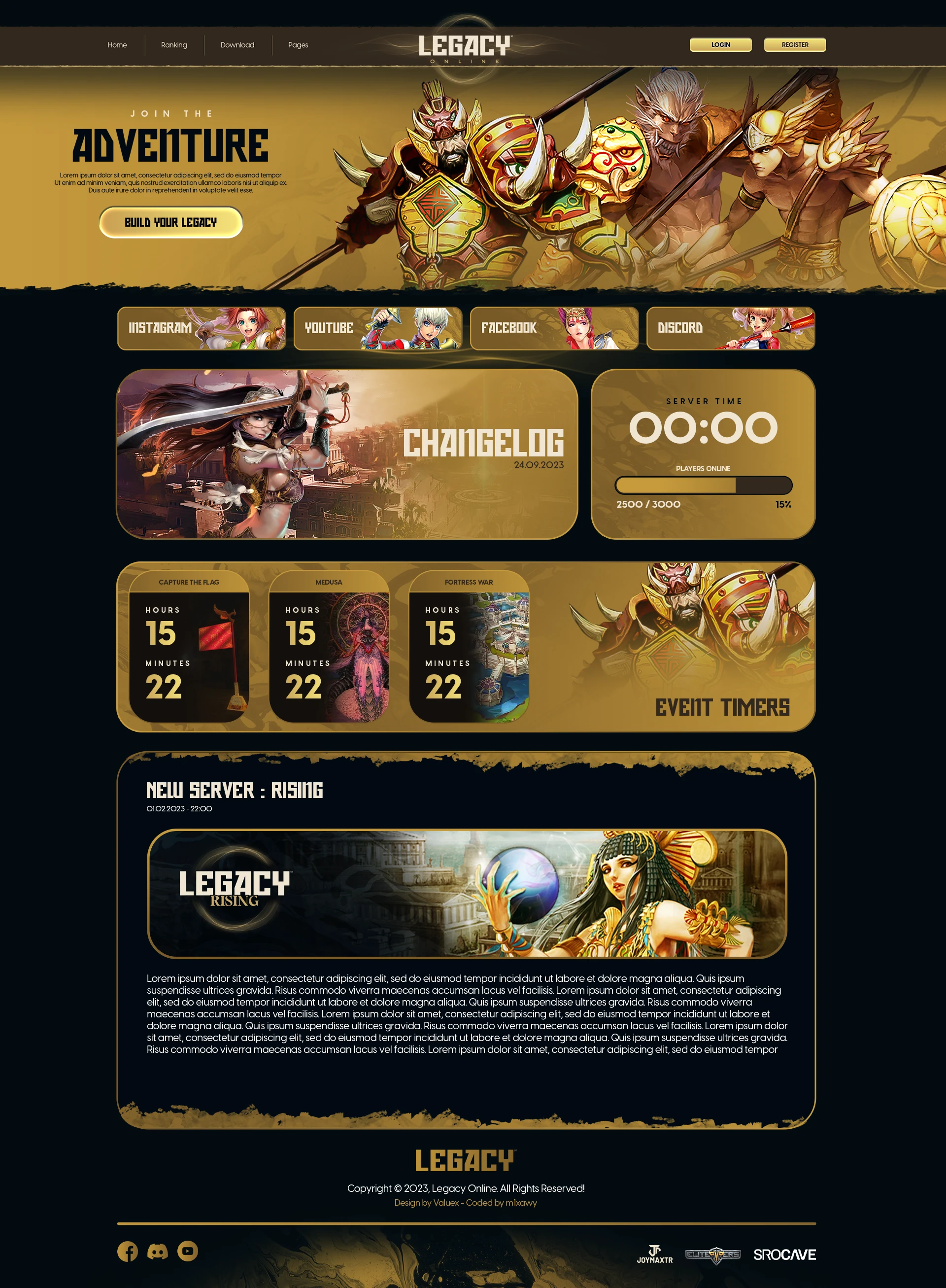 Legacy Online - Rising Website Design