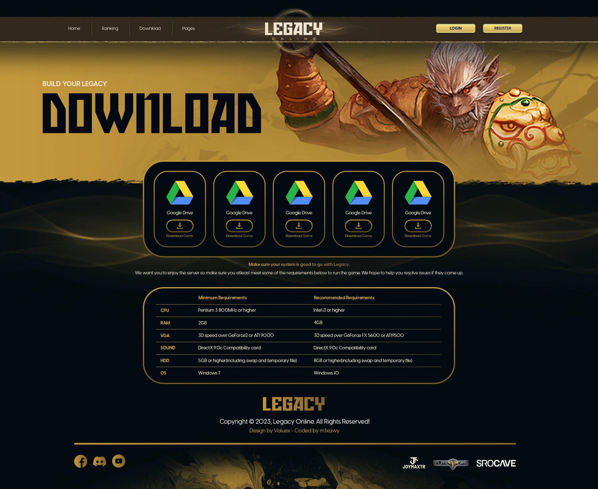 Legacy Online - Rising Website Design