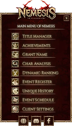 Nemesis Silkroad Custom UI Menu