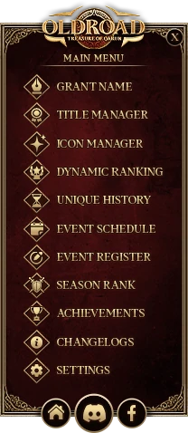 Old-Road Custom UI Menu 2