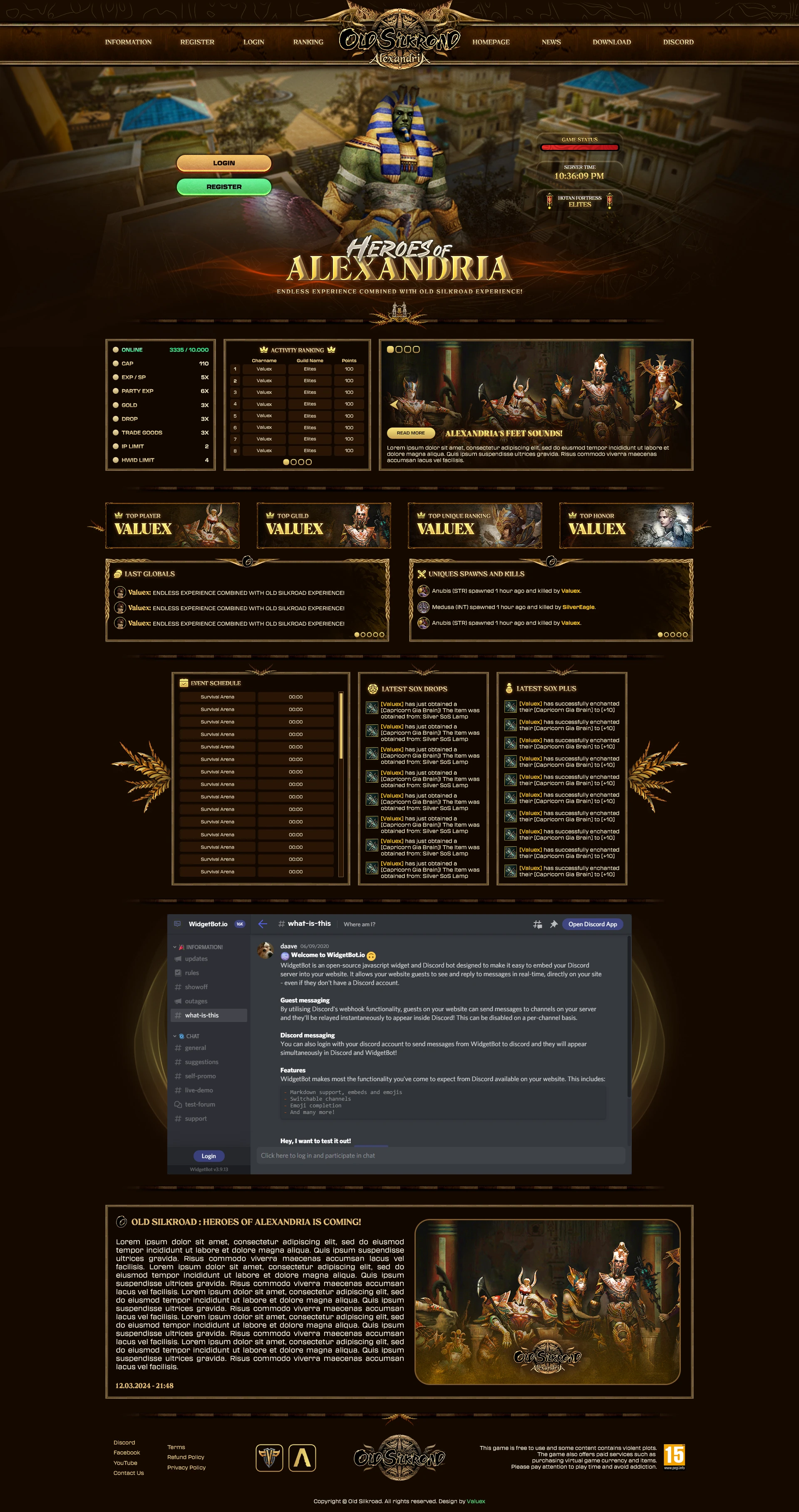 Old Silkroad - Alexandria Website Design