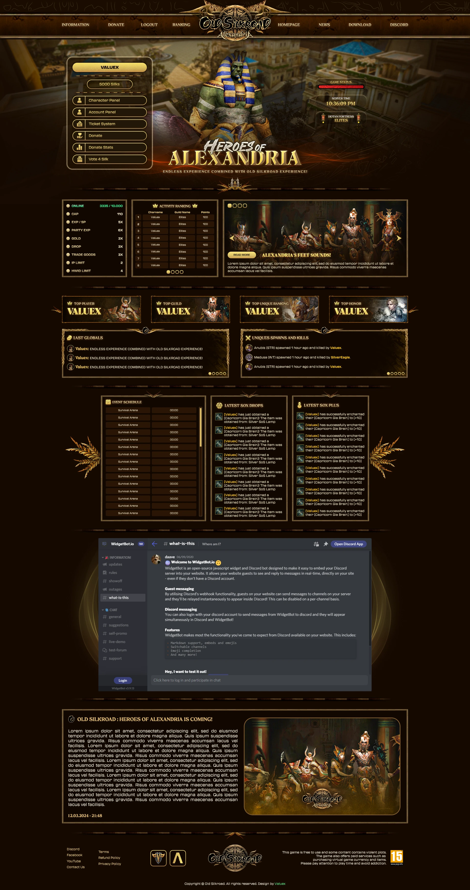 Old Silkroad - Alexandria Website Design
