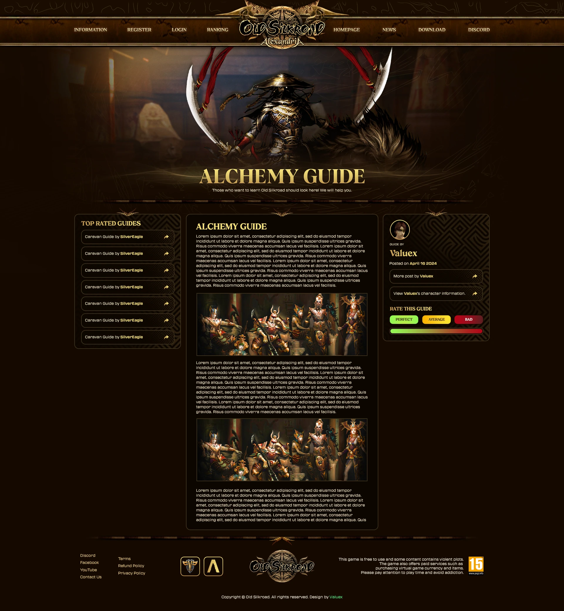 Old Silkroad - Alexandria Website Design
