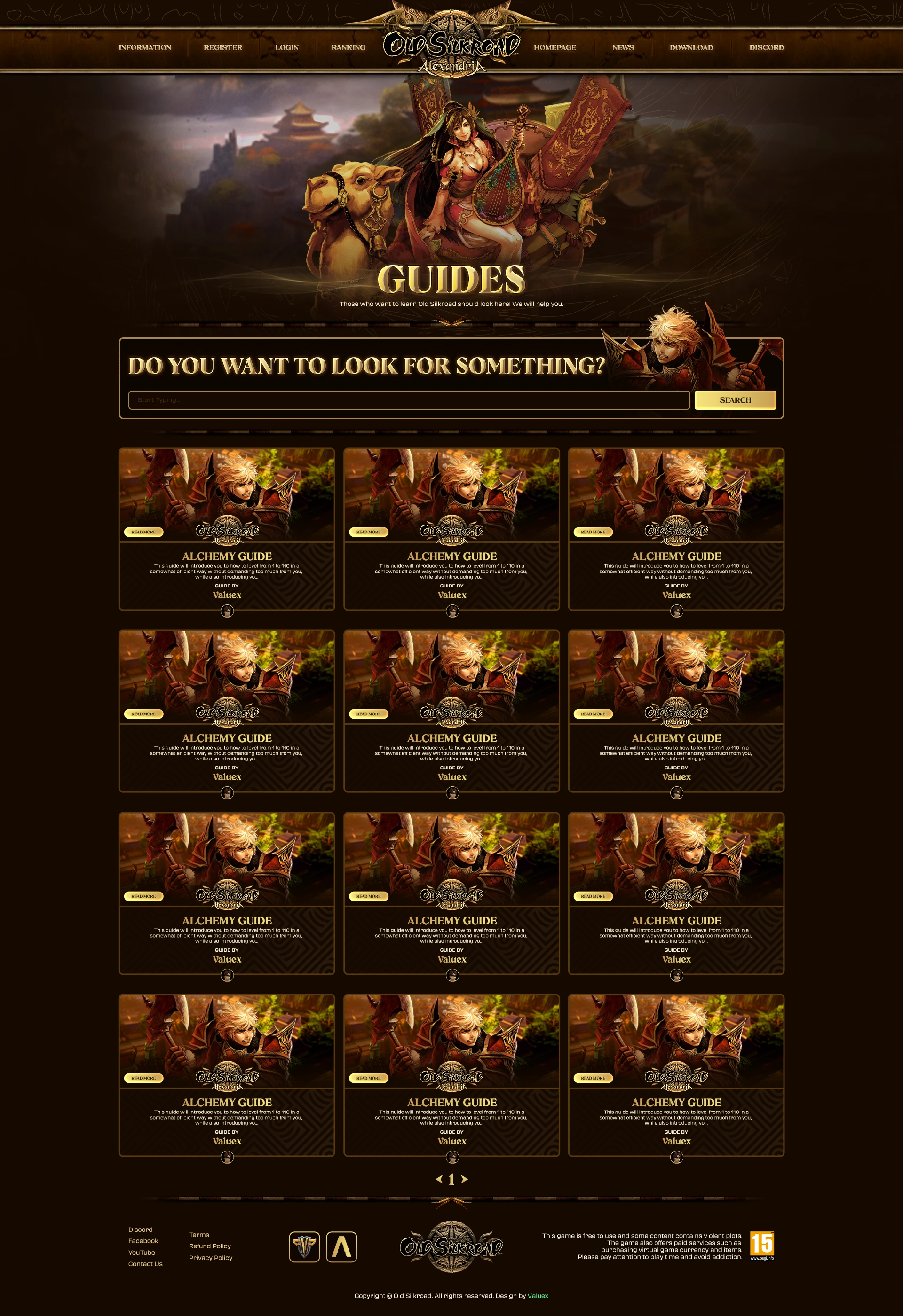 Old Silkroad - Alexandria Website Design