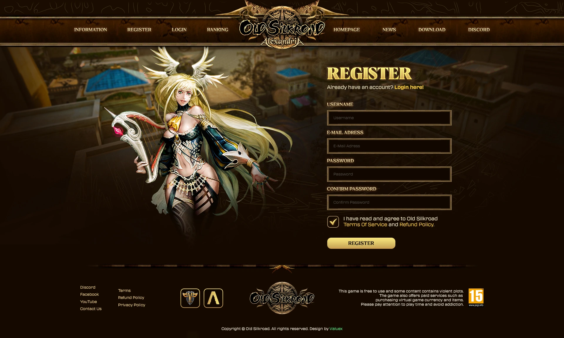Old Silkroad - Alexandria Website Design