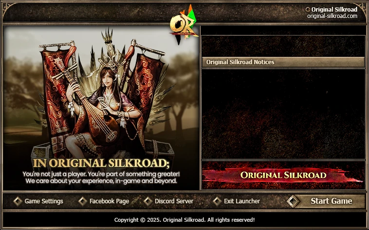 Original Silkroad Launcher