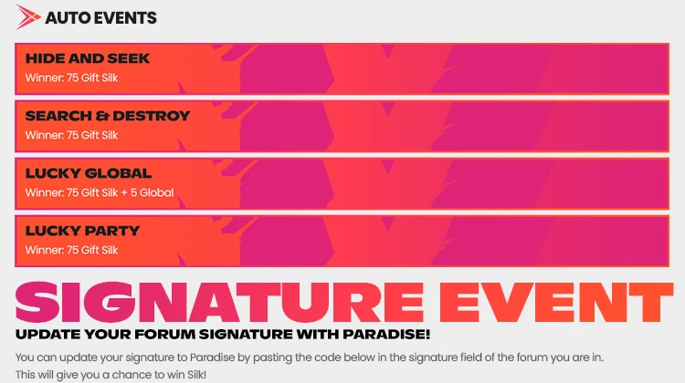Paradise - Season III Forum Thread Design 18