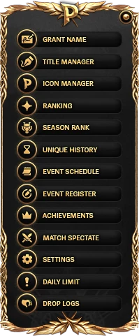 Paradise - Season IV Custom UI Menu
