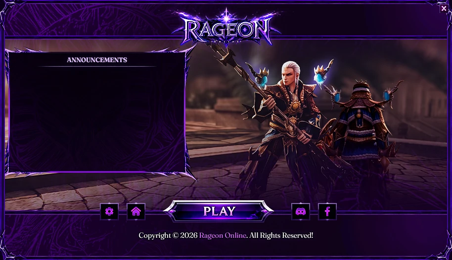 Rageon Online Launcher